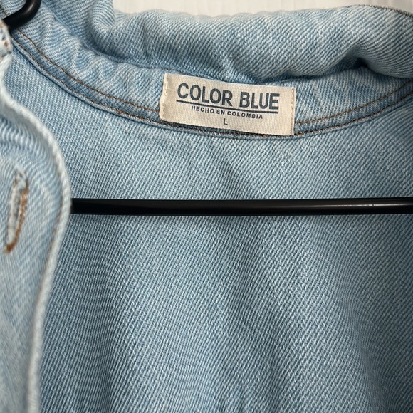 Color Blue Denim Jacket - Picture 2 of 2